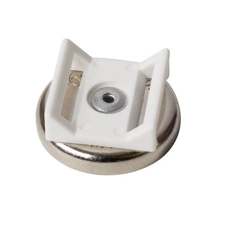 Winnie Industries 100 lb Magnetic Grip Tape Mount - White/Natural 10PK WMAG1420HLWH-10